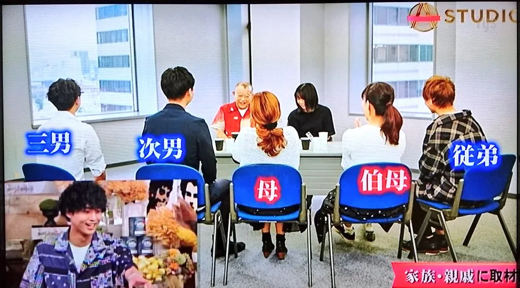 藤ヶ谷太輔の家族写真