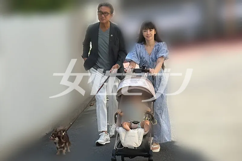 船越英一郎と再婚相手・松下萌子さんの間に1歳の子供が誕生