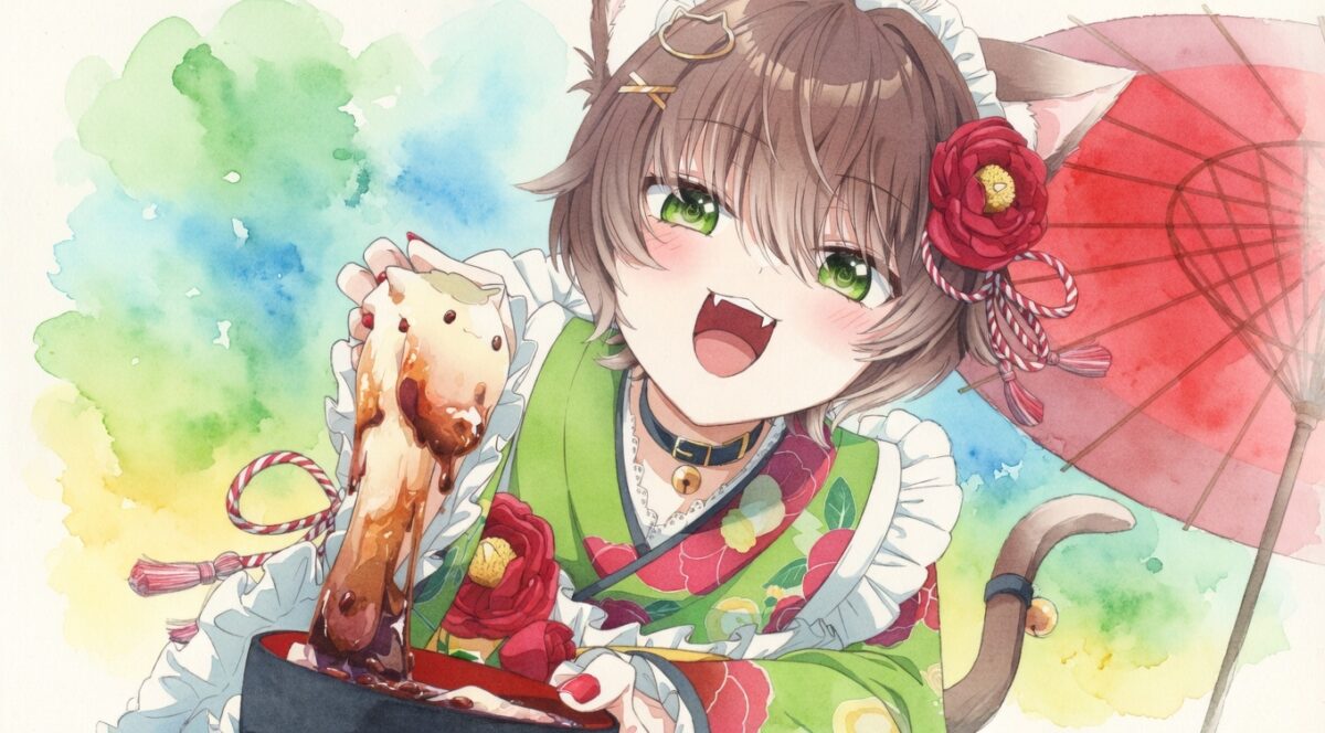 かしわねこの顔バレは？前世の中の人は料理配信者で素顔は非公開と判明