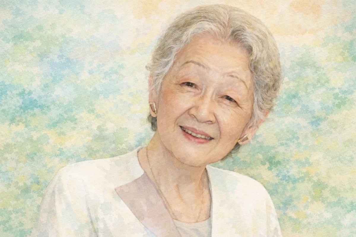 美智子上皇后の眉毛が繋がって見える理由は眼瞼下垂！一本書きメイクではなかった