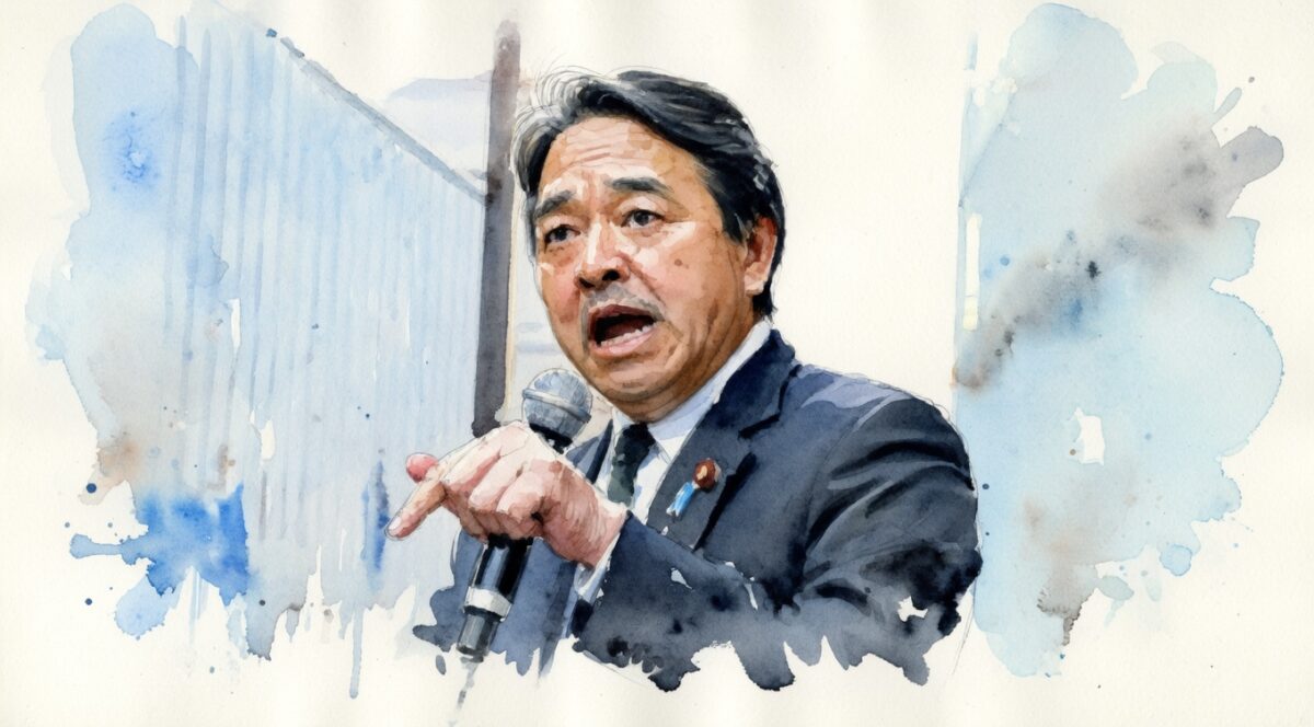榛葉賀津也の実家は菊川市！父・榛葉達男は34歳で町長になった政治家一家