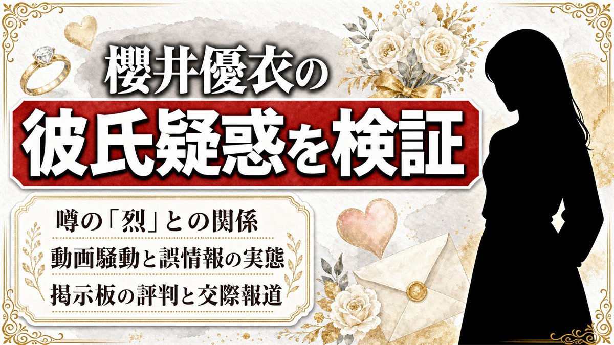 櫻井優衣の彼氏疑惑を完全検証|動画騒動・掲示板・交際報道のリアル