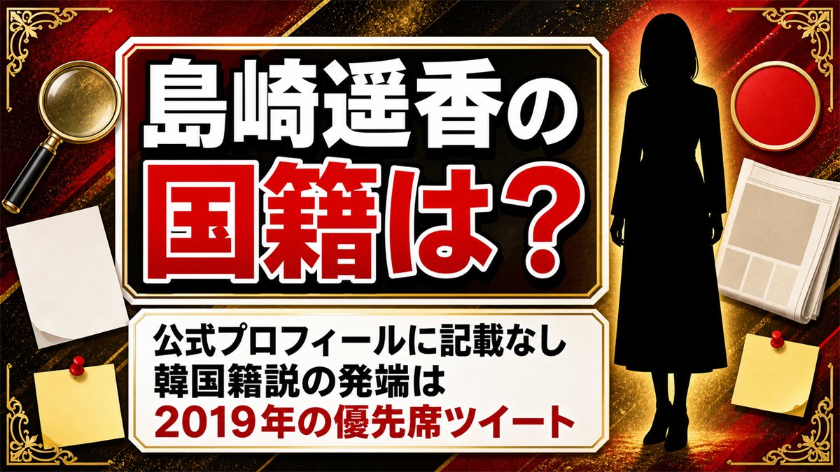 島崎遥香の国籍を公表資料で確認!韓国籍説は2019年の優先席ツイートが発端