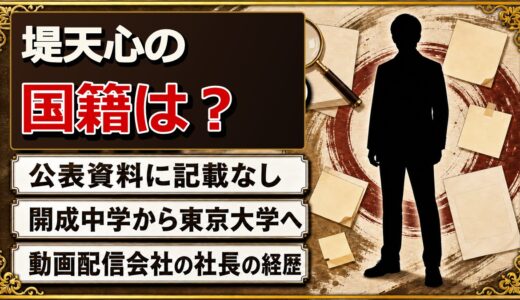 堤天心の国籍は公表されていない｜日本の実業家と紹介される開成から東大への歩み
