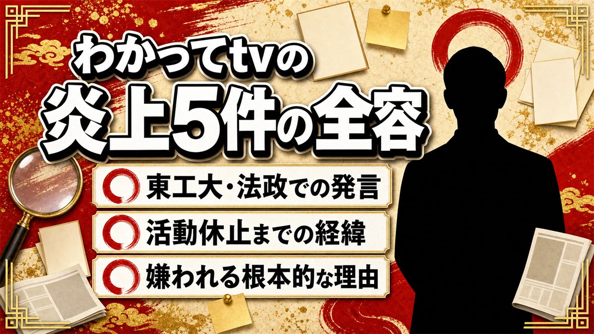 わかってtv炎上まとめ!5件の炎上事件と嫌われる理由を徹底解説